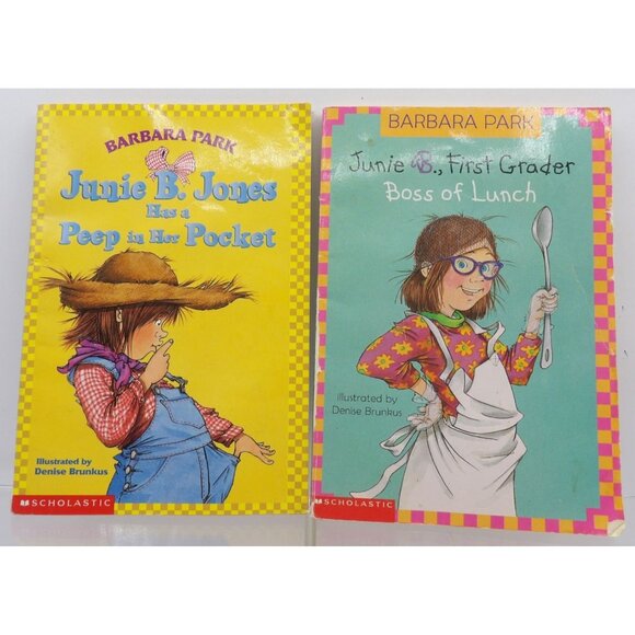 Junie B. Jones Set Of 2 Books By Barbara Park - Picture 1 of 3